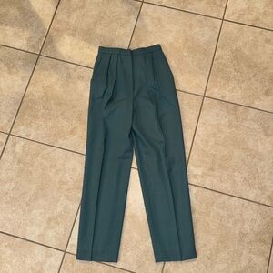 Francess & Rita Vintage OG Dark Teal Green Rare Blazer Suit Pants